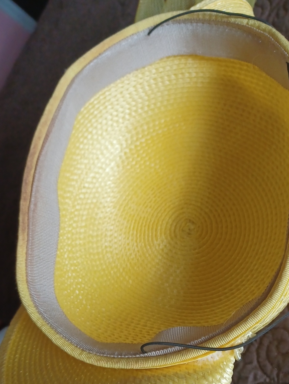 Yellow Straw Sun Hat - Unbranded Women's Beach Hat